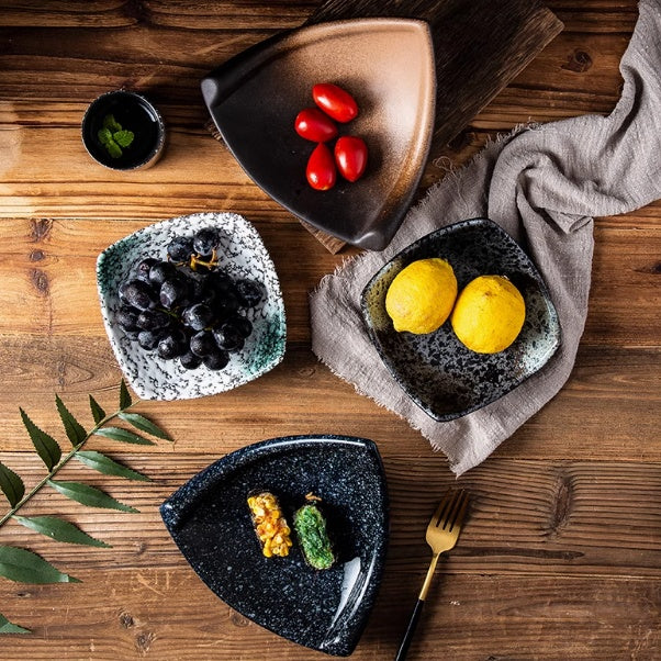 Japanese Style Plate Creative Irregular Household Personality