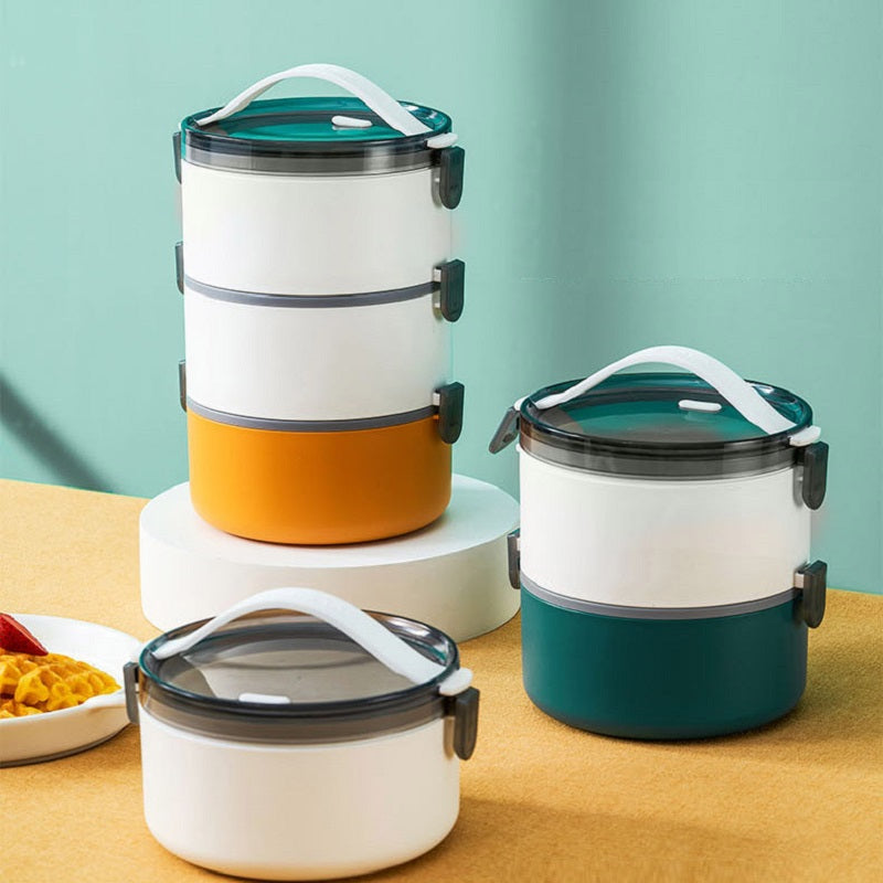 Microwaveable Japanese-style Lunch Box Multi-layer