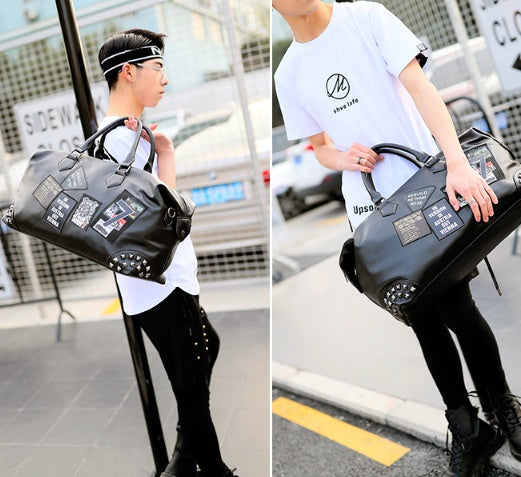 Premium Leather Gym Bag