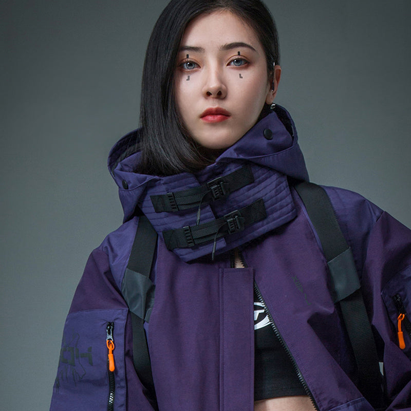 Urban Techwear Reflective Coat