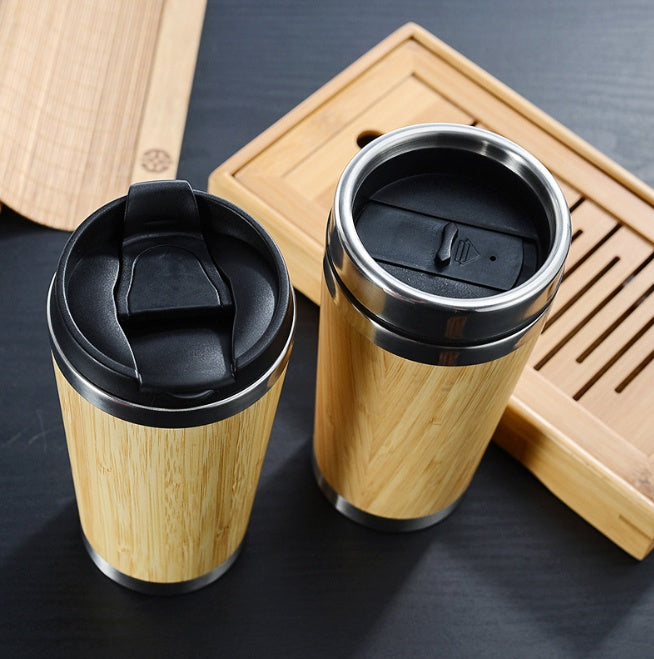 Bamboo coffee cup