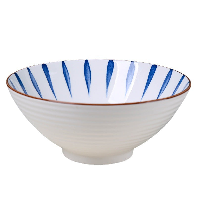 Japanese Style Large Soup Bowl Household Ceramic Tableware