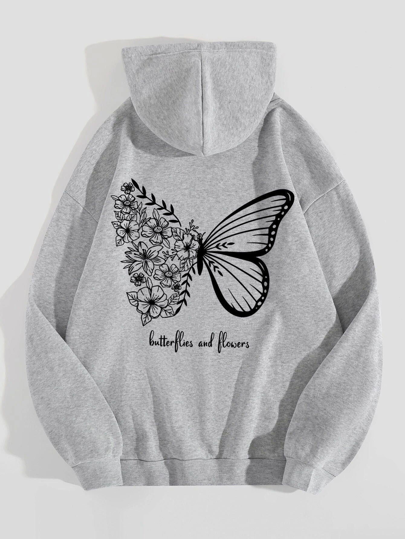 Butterfly Print Sweater - Fashion Personalized Design