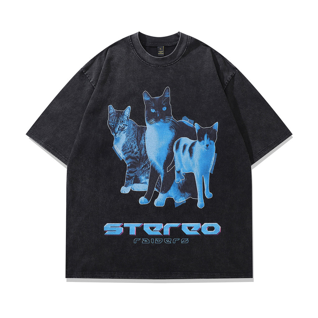 Doberman Hip-Hop Tee - Oversized Streetwear