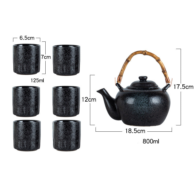 Bamboo Handle For Japanese Style Teapot Restaurant