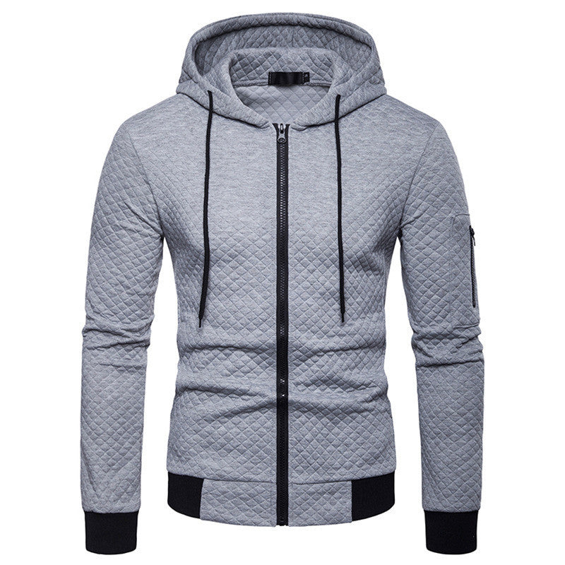 Hooded Sweatshirt Jacket - Premium Men's Hoodie