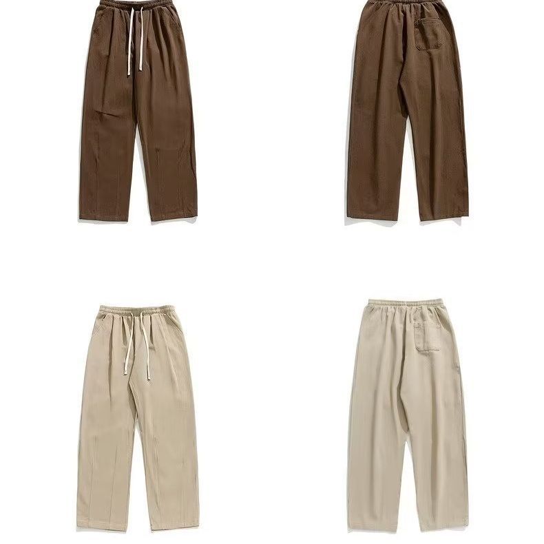 Herren-Latzhose mit weitem Bein, lässiger Stil im japanischen Stil