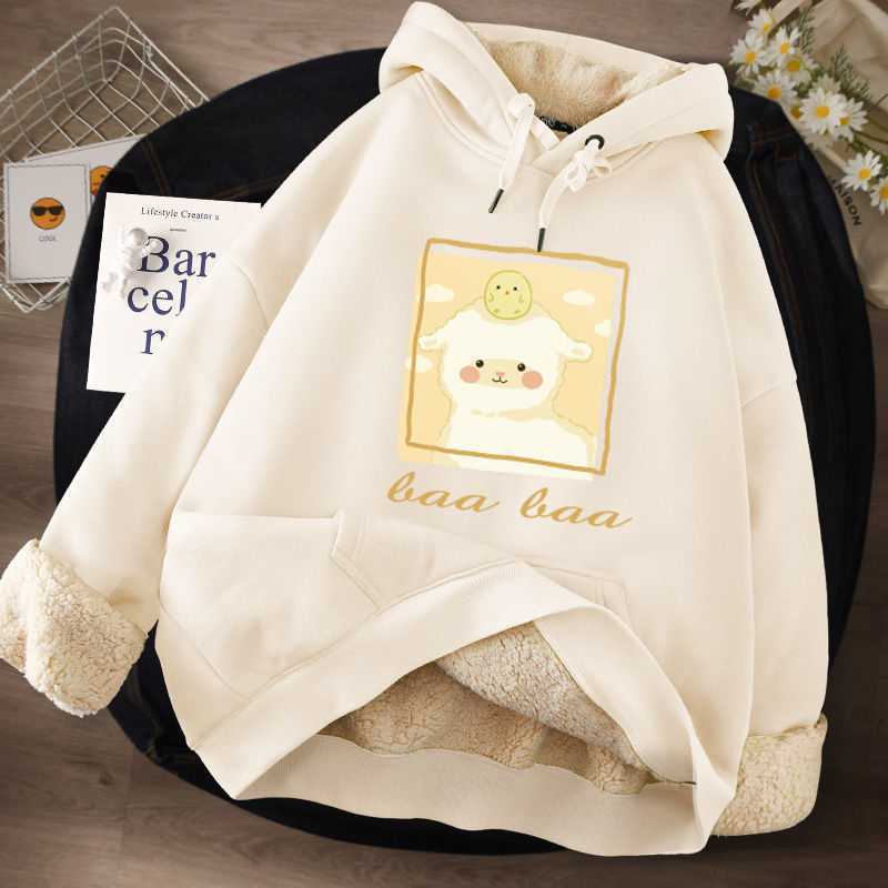 Plush Hooded Sweater – Premium Lamb Cashmere Comfort