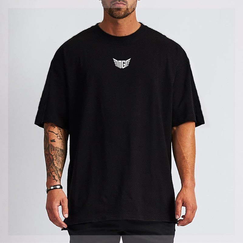 Drop Shoulder Pajama Tee - Oversized Comfort