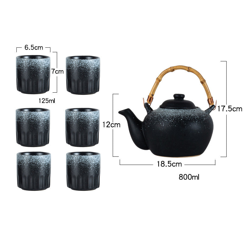 Bamboo Handle For Japanese Style Teapot Restaurant