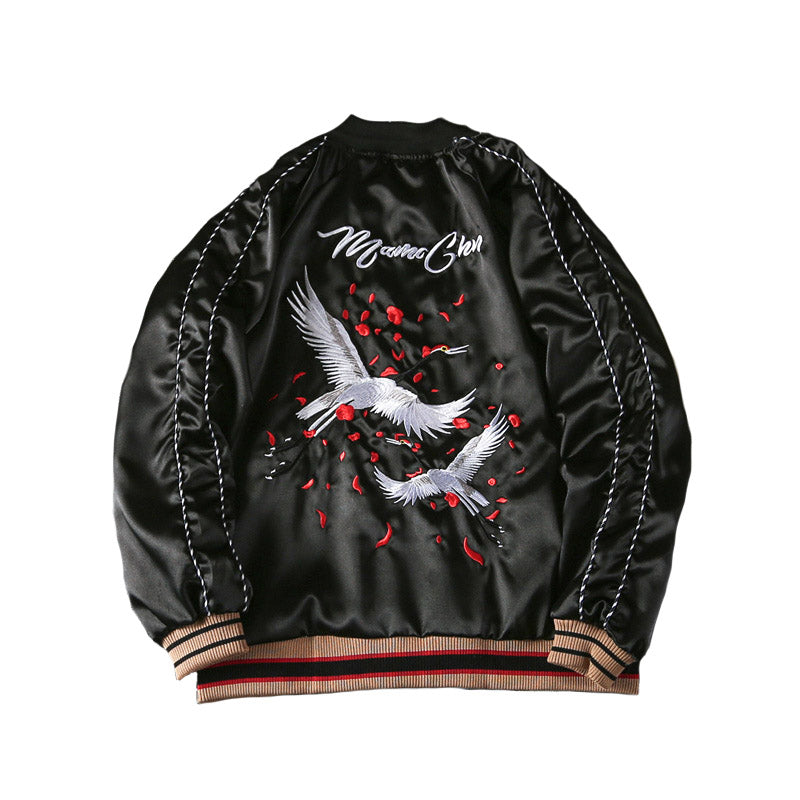 Men's Japanese Style Luxury Embroidered Jacket Loose Jacket