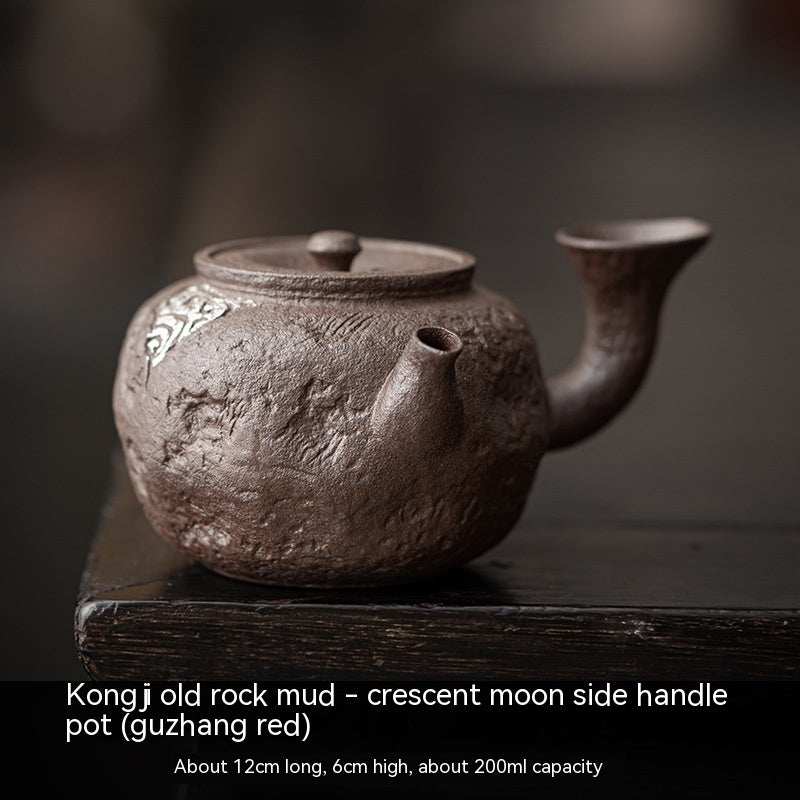 Retro Japanese Style Bronze Glaze Teapot