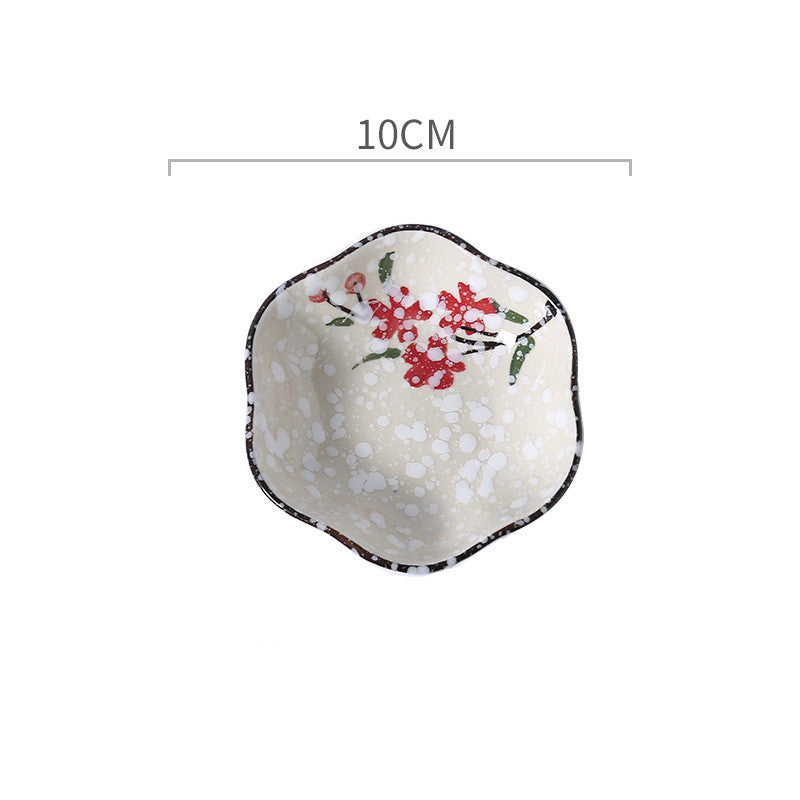 Japanese Style Fashion Hand Painted Ceramic Sauce Dish