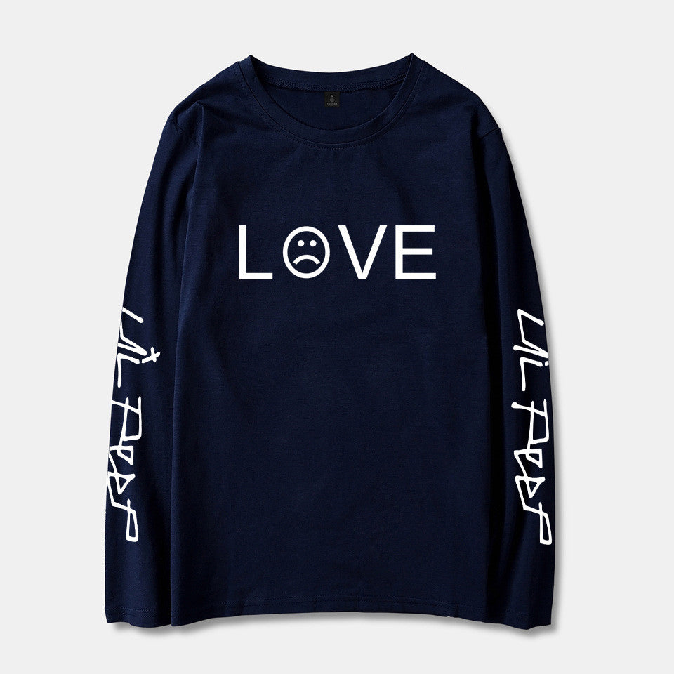 LOVE Trendiges Langarmshirt – Grafikdruck