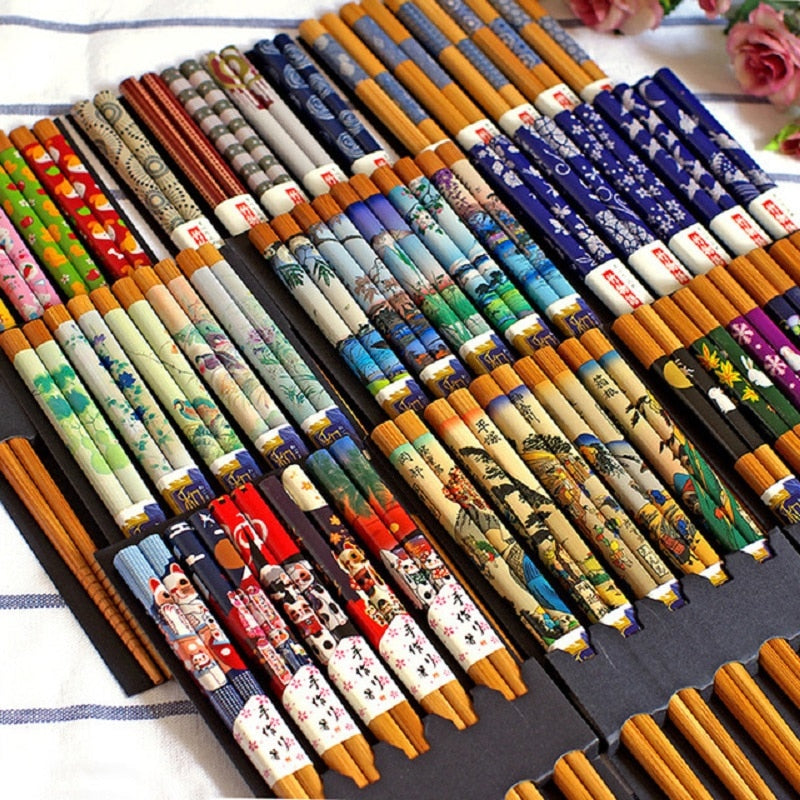 Bamboo Chopsticks Set