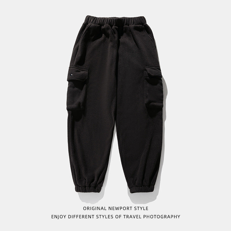 Polar Fleece Sweatpants - Loose Sports Workwear