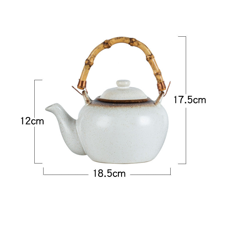 Bamboo Handle For Japanese Style Teapot Restaurant