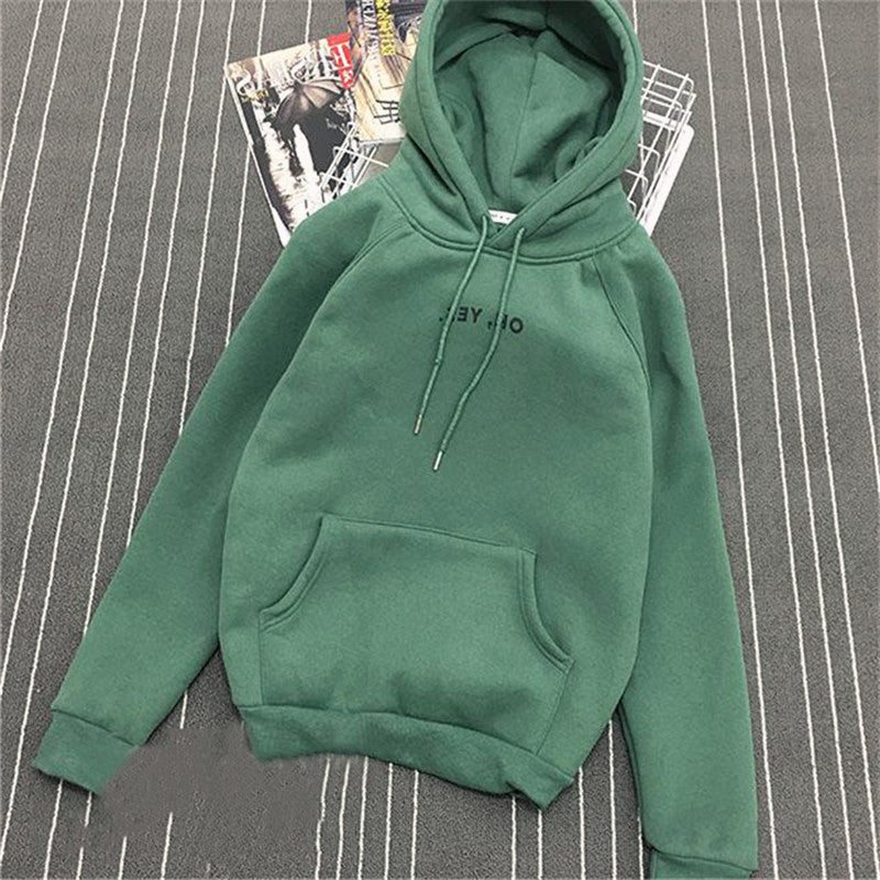 Autumn And Winter Oversized Hooded Pullover