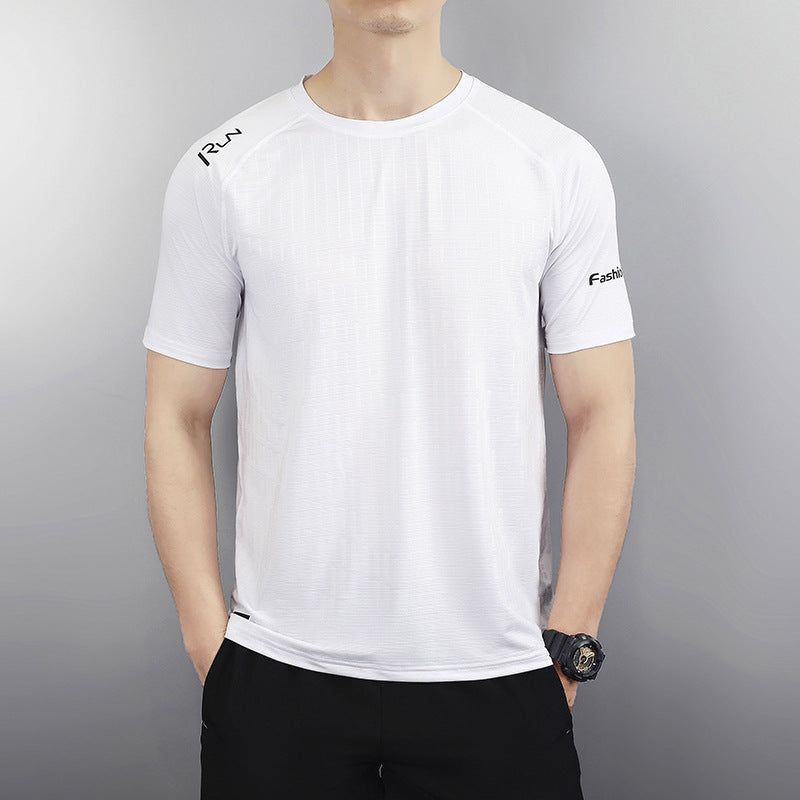 Ice Silk Quick-Dry Tee - Breathable Oversized