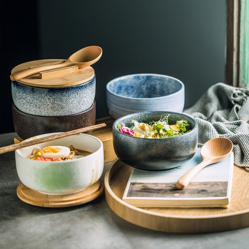 Japanese-style Commercial Retro Straight Noodle Bowl