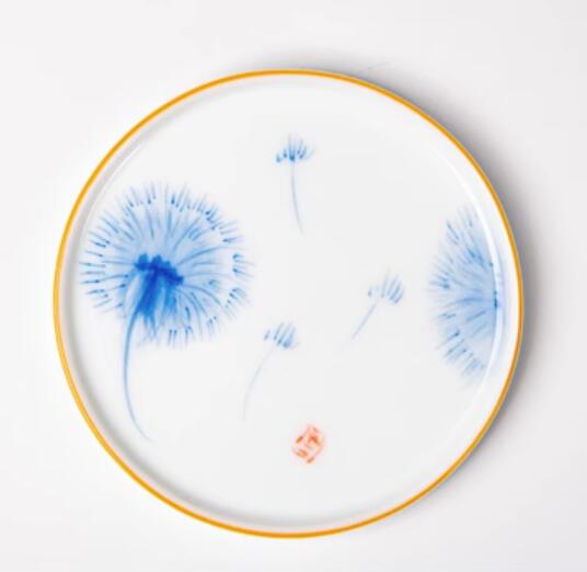 Hand-painted Ceramic Japanese Style Handmade Coasters