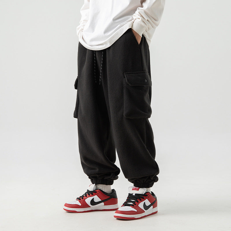 Polar Fleece Sweatpants - Loose Sports Workwear
