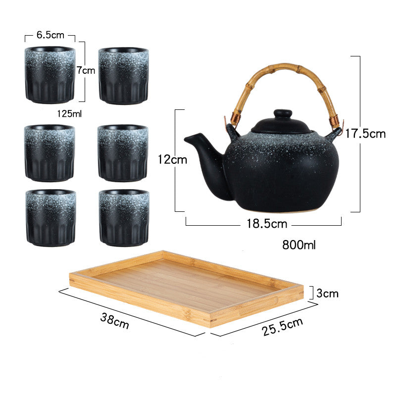 Bamboo Handle For Japanese Style Teapot Restaurant