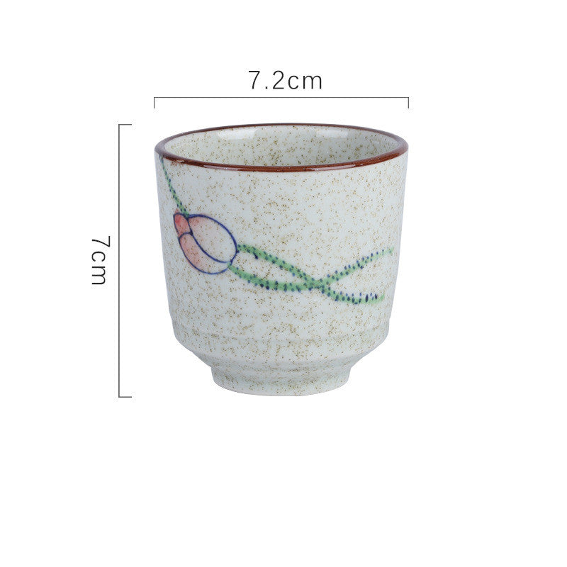 Fashion Japanese Style Underglaze Ceramic Teacup