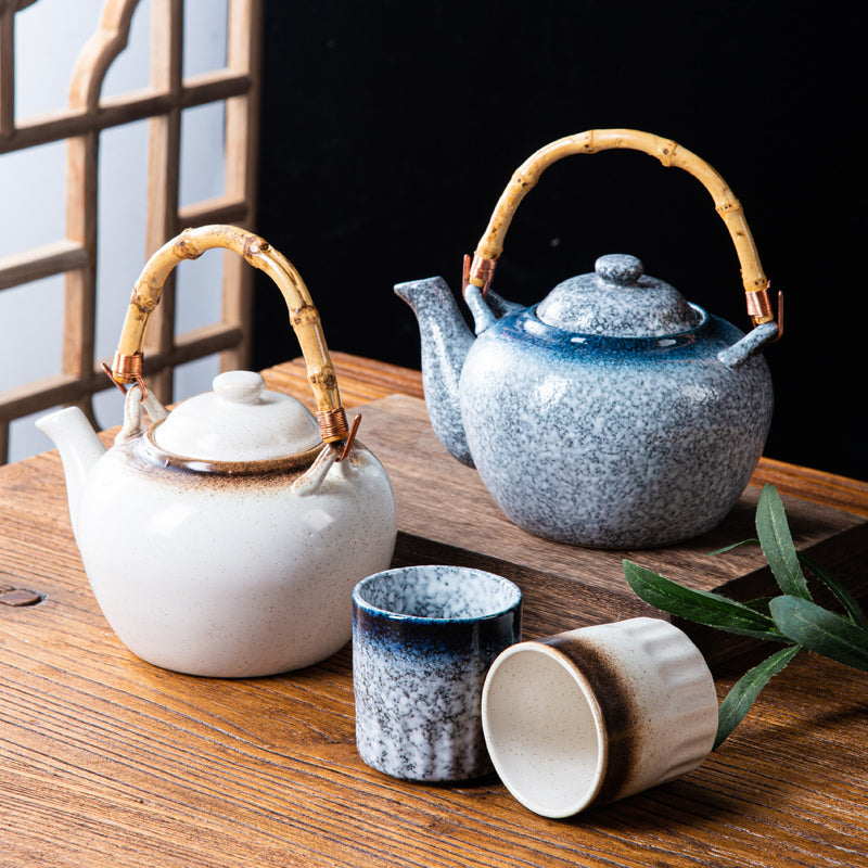 Bamboo Handle For Japanese Style Teapot Restaurant