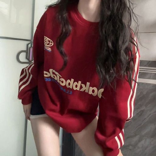 Bedrucktes, lässiges Top im amerikanischen Retro-Stil