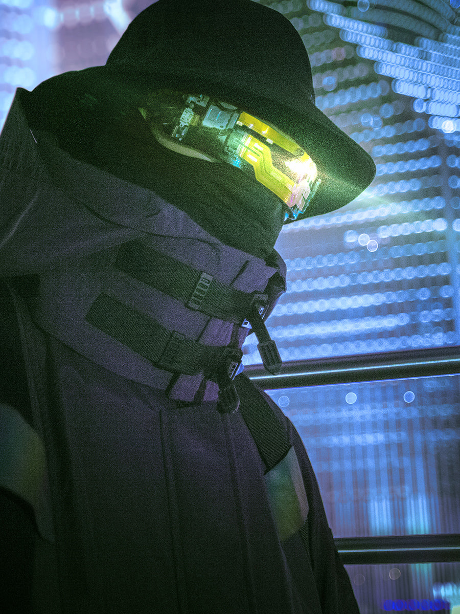 Urban Techwear Reflective Coat