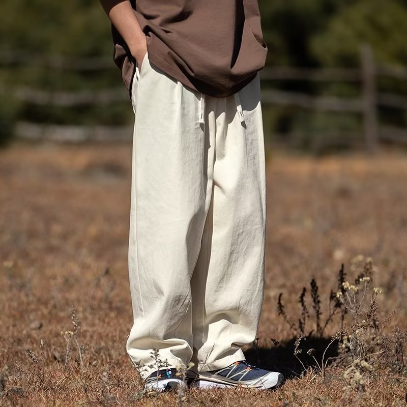 Men's Wide-leg Overalls Casual Pants Japanese Style