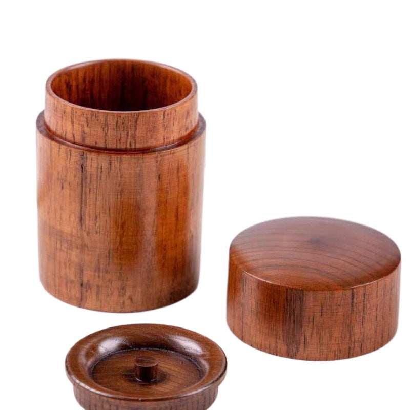 Japanese-style Hand-laid tea Caddy
