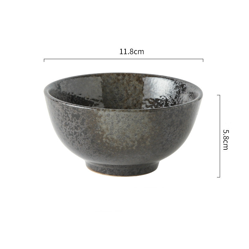 Creative Japanese Style Retro Stoneware Rice Bowl