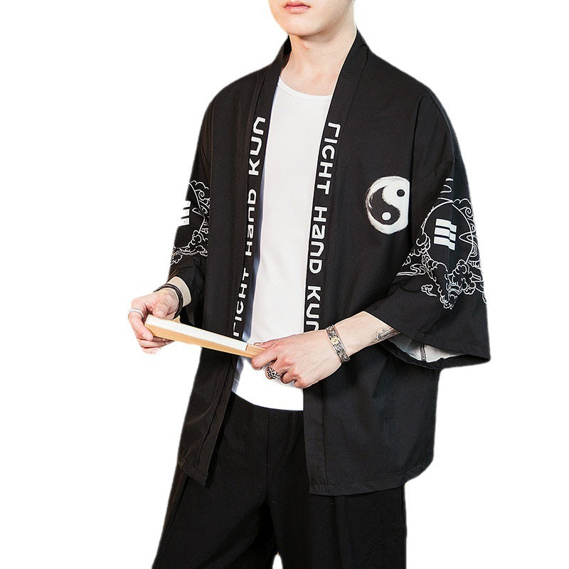 Robe Men's Style Summer Japanese Cardigan