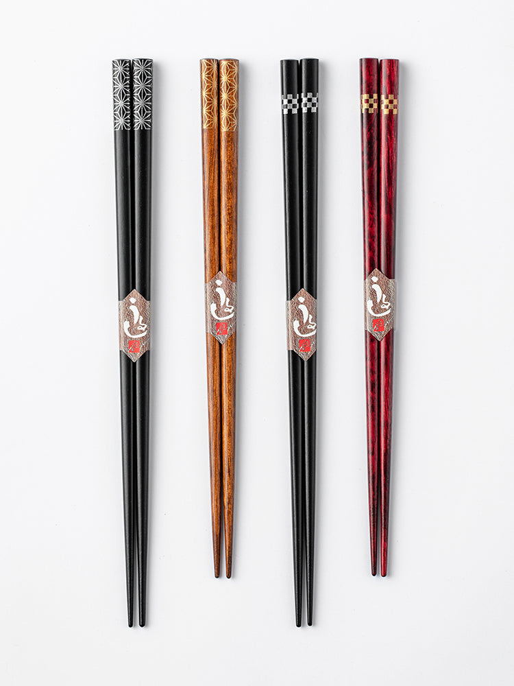 Japanische Essstäbchen aus massivem Holz mit spitzer Form für den Haushalt