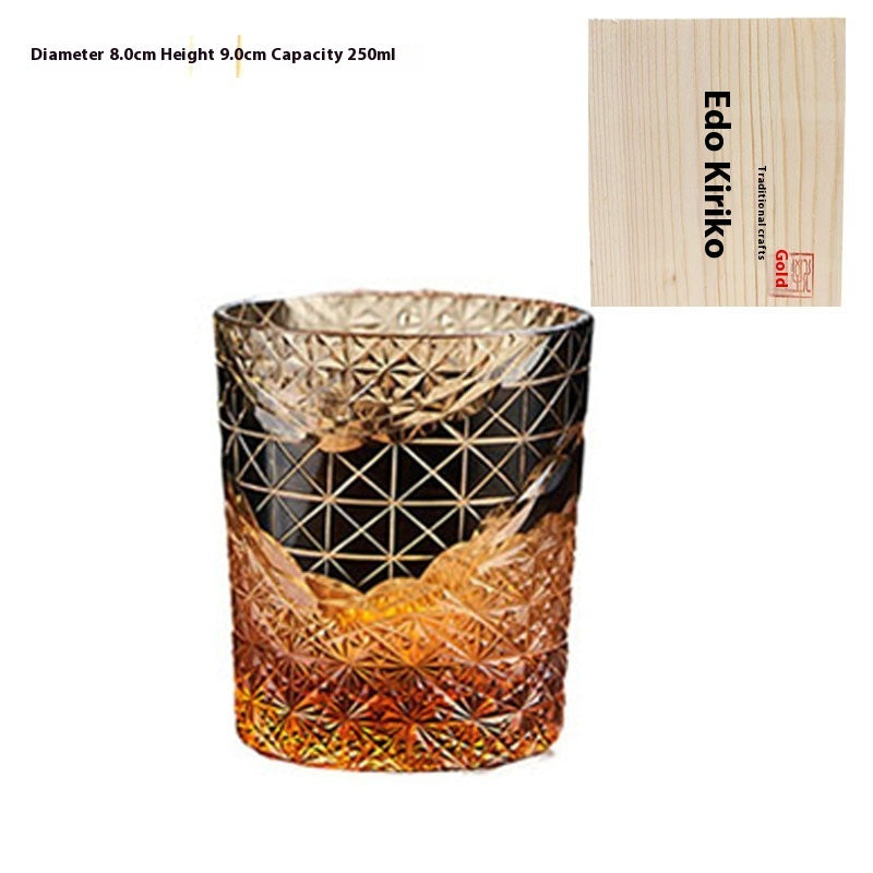 Japanese Style Handmade Carved Household Decorative Cup