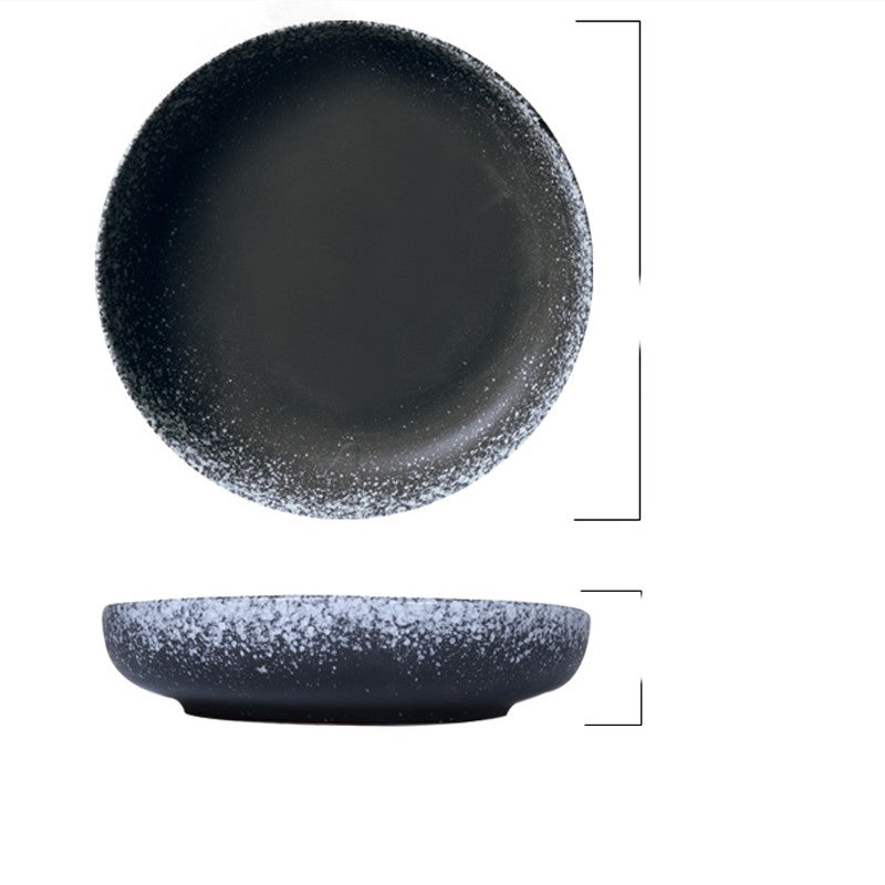 Japanese-style Plate Large Round Household Ceramics