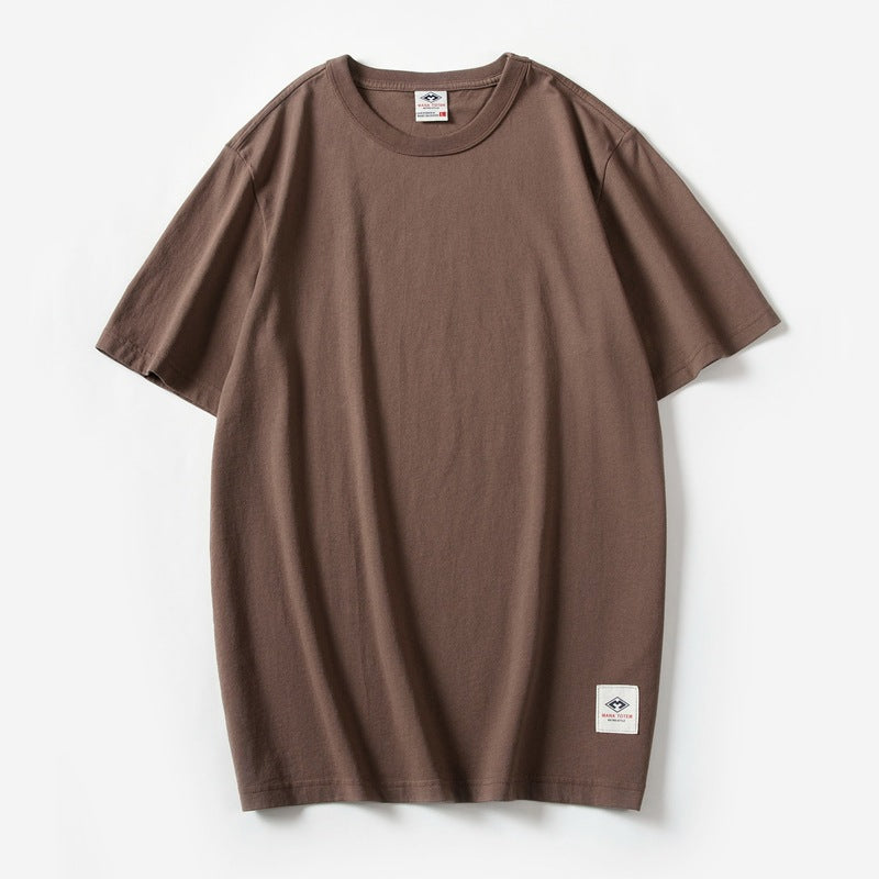 Japanese Style 220g Heavy Cotton Washed T-shirt