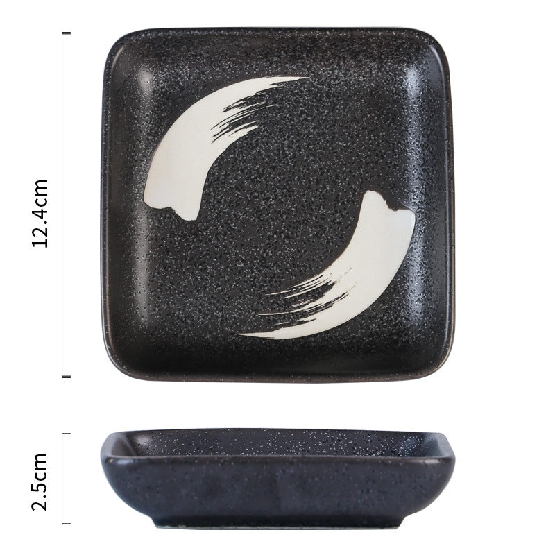 Japanese Style Ceramic Plate Square
