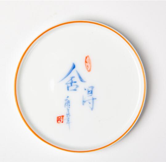 Hand-painted Ceramic Japanese Style Handmade Coasters