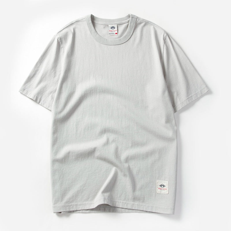 Japanese Style 220g Heavy Cotton Washed T-shirt