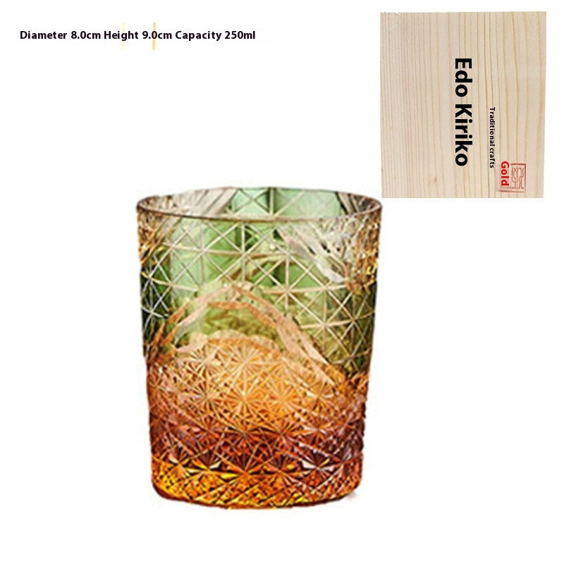 Japanese Style Handmade Carved Household Decorative Cup