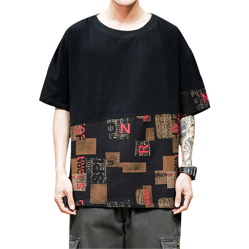 Japanese Black Wall Summer Loose Chinese Style