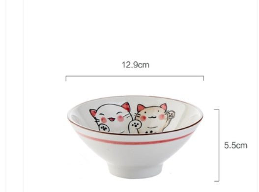 Home Creative Large Japanese Style Ramen Hat Bowl