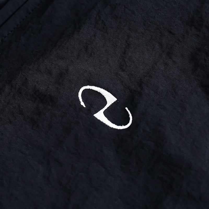 Lässige, bestickte Baumwollwattierte Retro-Jacke im japanischen Stil