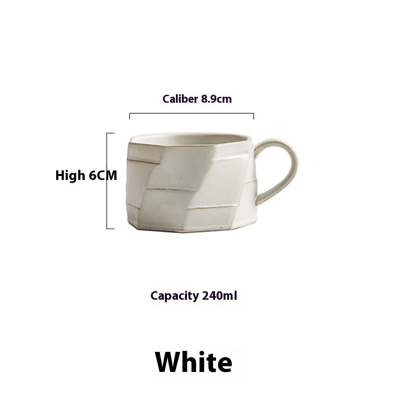 Japanese Style Handmade Vintage Ceramic Coffee Cup