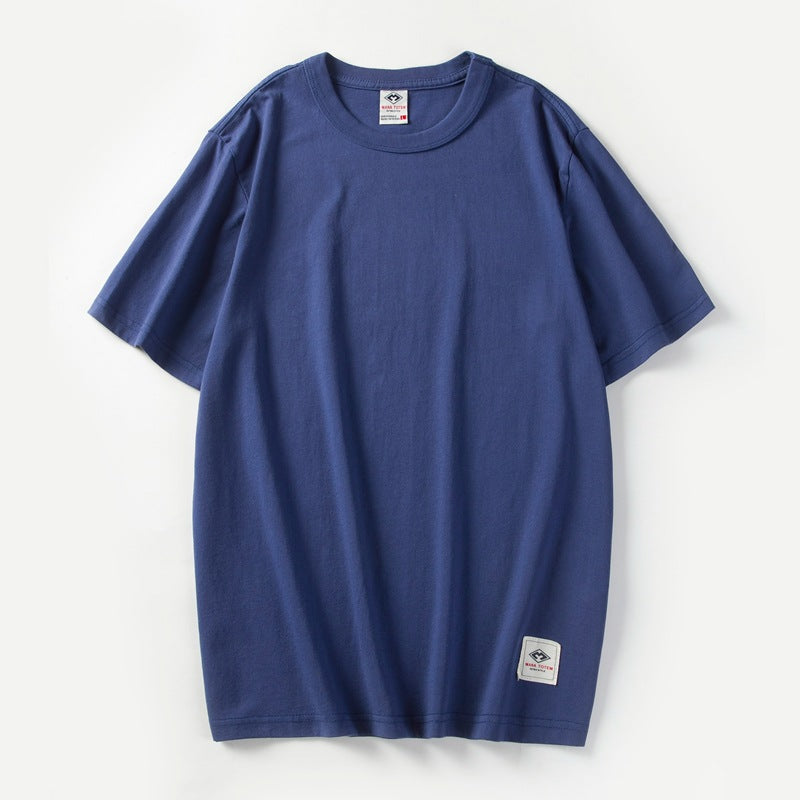 Japanese Style 220g Heavy Cotton Washed T-shirt