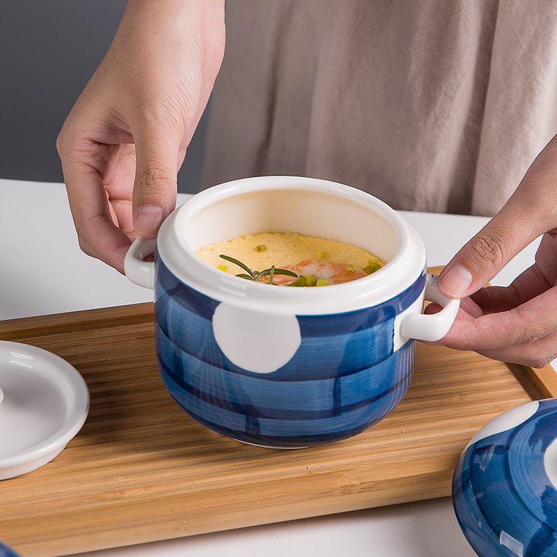 Japanese Style Hotel Ceramic Stew Pot With Lid