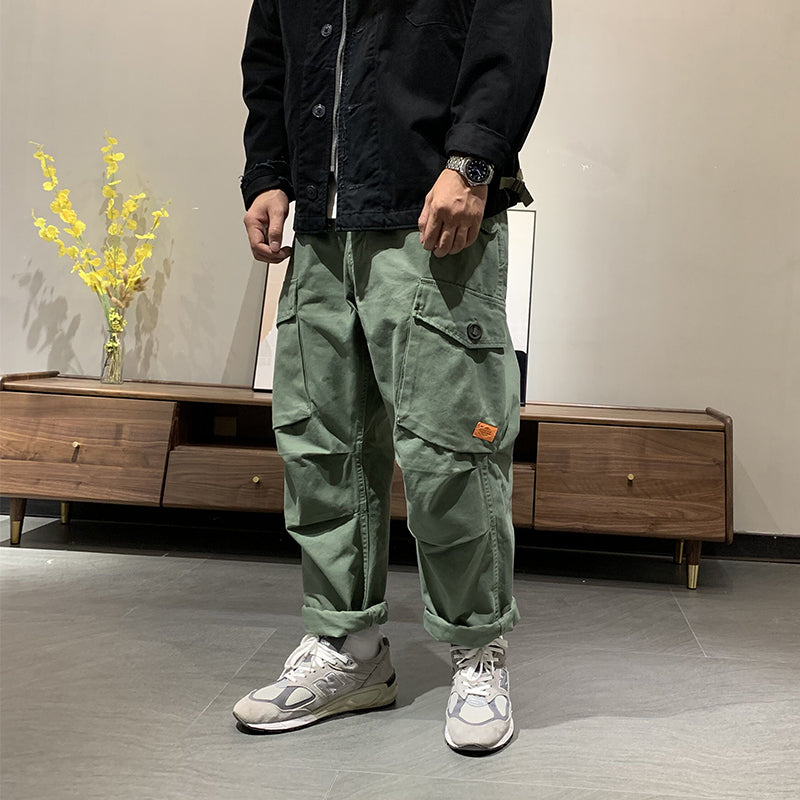 Japanese Loose Overalls Student Casual Pants